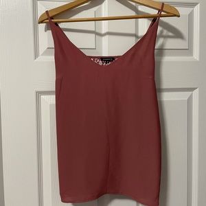 Ladies open back tank top